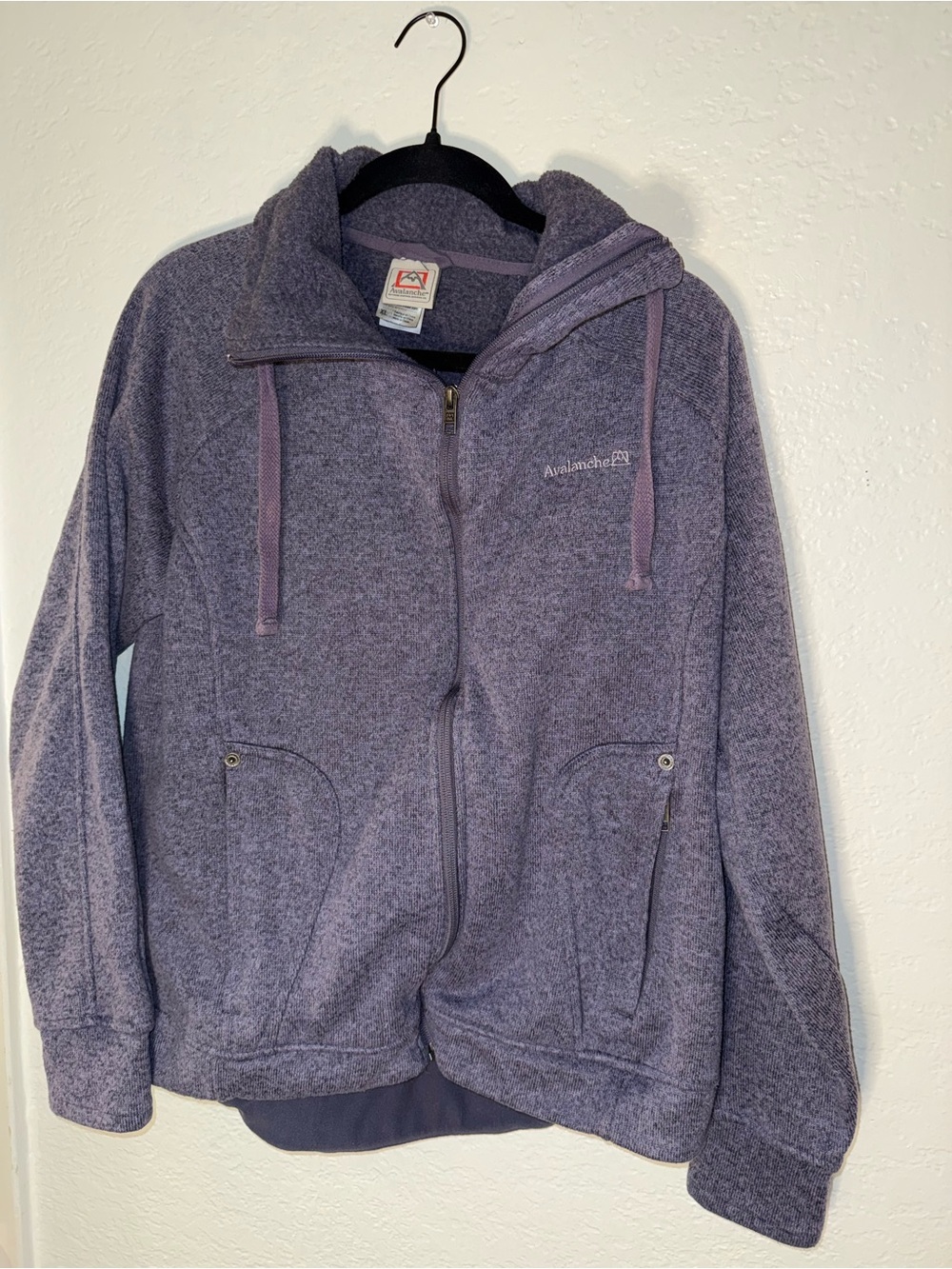 Avalanche Lavender Full-Zip Teddy Jacket with Hood